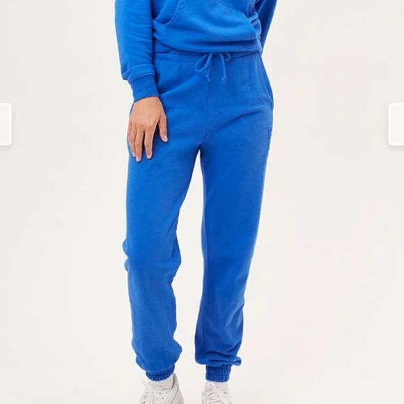 Frankie’s Bikinis Frank Oversized Sweatpants Pacific Blue Size Medium - Picture 2 of 12